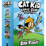 Cat Kid Comic Club 3 Book Collection by Dav Pilkey – Fun & Popular Children's Graphic Novels Full of Humor,Adventure & Creativity| Perfect for ages 8+