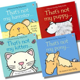 Usborne That's Not My... Pet Collection - 4 Books RRP 23.96 (That's not my hamster; That's not my kitten; That's not my pony; That's not my puppy)