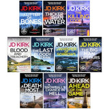 DCI Logan Crime Thrillers Series 1-10 Books Collection Set By JD Kirk (A Litter Of Bones, Thicker Than Water, The Killing Code, Blood And Treachery, The Last Bloody Straw, A Whisper of Sorrows and More)