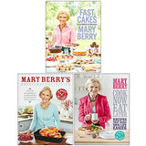 Mary Berry Collection 3 Books Set (Fast Cakes Easy Bakes in Minutes, Mary Berrys Christmas Collection, Cook Now Eat Later)