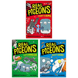 Real Pigeons Series by Andrew McDonald | 3 Book Children's Collection| Funny Adventure Stories for Kids |Fight Crime, Eat Danger & Nest Hard