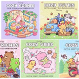 Coco Wyo: A Cute and Comfy 5 Colouring Books Collection Set (Cozy Friends, Cozy Corner, Cozy Cuties, Cozy Days and Cozy Vibes)