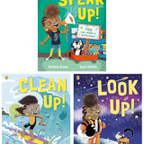 Nathan Bryon 3 Books Collection Set (Look Up!, Clean Up!, Speak Up!)