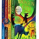 Dragon Realm Series 4 Books Collection Set By Katie Tsang, Kevin Tsang(Dragon Legend, Dragon Mountain, Dragon City and Dragon Rising)