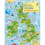 Atlas and Jigsaw Great Britain and Ireland (Usborne Book and Jigsaw) by Sam Smith | Explore Landmarks, Wildlife & Regions