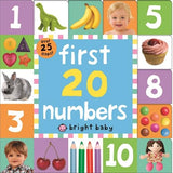 Lift the Flap Tab First 20 Numbers Book Interactive Tabbed Board Book for Toddlers Learn Counting with Bright Flaps Ages 1 to 4 Educational Fun