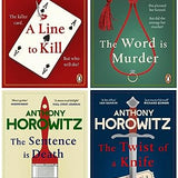 Hawthorne & Horowitz Mysteries – 4 Book Set (The Word Is Murder, The Sentence Is Death & More) | Crime, thriller, suspense, whodunit fiction