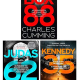BOX 88 Thriller Series by Charles Cumming 3 Books Collection Set (BOX 88, JUDAS 62 and KENNEDY 35)