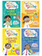 Izzy the Inventor Series By Zanna Davidson 4 Books Collection Set (The Unexpected Unicorn, The Curse of Doom, The Time Travelling Gnome & the Teeny Tiny Ogres)