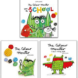 Anna Llenas Collection 3 Books Set (The Colour Monster, The Colour Monster: A Colour Activity Book, The Colour Monster Goes to School)