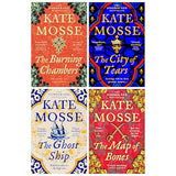 The Joubert Family Chronicles By Kate Mosse 4 Books Collection Set (The Map of Bones, The Burning Chambers, The City of Tears and The Ghost Ship) | Paperback