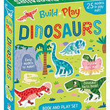 Build and Play Dinosaurs: Book and Play Set with 25 Prehistoric Models to Make (Build and Play Kit)