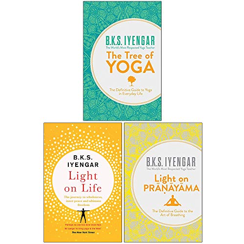 B.K.S. Iyengar Collection 3 Books Set (The Tree of Yoga, Light on Life, Light on Pranayama)