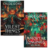 Flesh and False Gods Series 2 Books Collection Set By Chloe Gong (Vilest Things and Immortal Longings) | Paperback