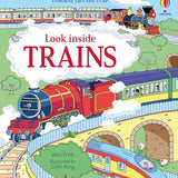 Look Inside Trains – Usborne Lift-the-Flap Book for Kids