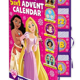 Disney Princess: 5-in-1 Advent Calendar (Countdown to Christmas with stories, activities and quizzes!)