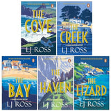 The Summer Suspense Mysteries 5 Books Collection Set By LJ Ross (The Cove, The Creek, The Bay, The Haven and The Lizard)