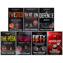 Eddie Flynn Series 7 Books Collection Set By Steve Cavanagh (Twisted,Thirteen, The Defence, The Plea, The Liar, Fifty-Fifty, The Devil's Advocate)