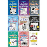 Diary of a Wimpy Kid Series 12-19 Collection 8 Books Set with World Book Day By Jeff Kinney (Hot Mess, The Getaway, The Meltdown, Wrecking Ball, The Deep End, Big Shot, Diper Overlode, No Brainer)