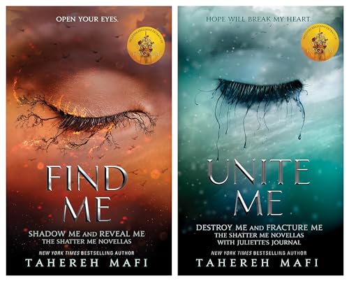 Shatter Me Series 2 Books Collection Set By Tahereh Mafi (Find Me, Unite Me)