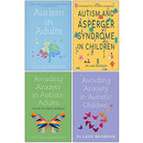 Luke Beardon Collection 4 Books Set (Autism in Adults, Autism and Asperger Syndrome in Childhood, Avoiding Anxiety in Autistic Adults, Avoiding Anxiety in Autistic Children)