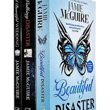 Jamie McGuire Beautiful Series 3 Book Set: Beautiful Disaster, Walking Disaster,A Beautiful Wedding – Romance Novels, Love Stories, Fiction Collection