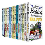 Agatha Raisin Series 14 Books Collection Set By M C Beaton (Curious Curate,Day The Floods Came,Fairies Of Fryfam,Witch Of Wyckhadden,Vicious Vet,Terrible Tourist,Love from Hell,Quiche Of Death & More