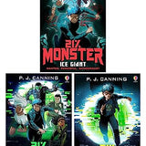 21% Monster Series By P J Canning 3 Books Collection Set (21% Monster, Ice Giant, Serpent Strike)