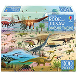 Dinosaur Timeline Adventure – 300-Piece Jigsaw & Fold-Out Fact Book by Rachel Firth| Usborne Book and Jigsaw Gift Set