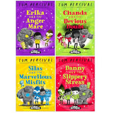 Dream Defenders Series 4 Books Collection Set by Tom Percival (Erika and the Angermare, Chanda and the Devious Doubt, Silas and the Marvellous Misfits, Danny and the Slippery Stress) | Paperback