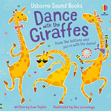 Usborne Sound Book- Dance with the Giraffes Sound Book by Sam Taplin, Interactive Jungle Music Book for Toddlers