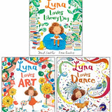 Luna Loves Series 3 Books Collection Set by Joseph Coelho – Luna Loves Library Day, Art & Dance– Children’s Fiction, Fun Stories,Education, Kids Books