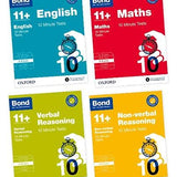 Bond 11+, 10 Minute Tests (Year 9-10) By Oxford 4 Books Collection Set
