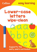 Lower Case Letters Wipe Clean Activity Book Age 3-5: The ideal home learning resource packed with letter writing practice and early childhood education activities (Collins Easy Learning Preschool)