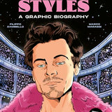Harry Styles: A Graphic Biography (BioGraphics) | Illustrated Hardcover Book