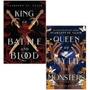 Adrian X Isolde Series Collection 2 Books Set By Scarlett St Clair (King of Battle and Blood, Queen of Myth and Monsters)