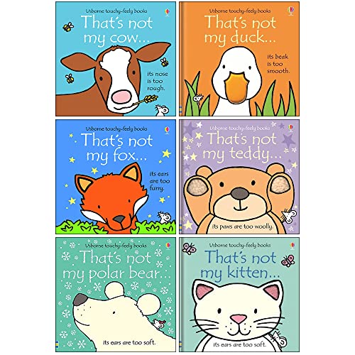 Usborne That's not my Series Collection 6 Books Set (Cow, Duck, Fox, Teddy, Polar Bear, Kitten)