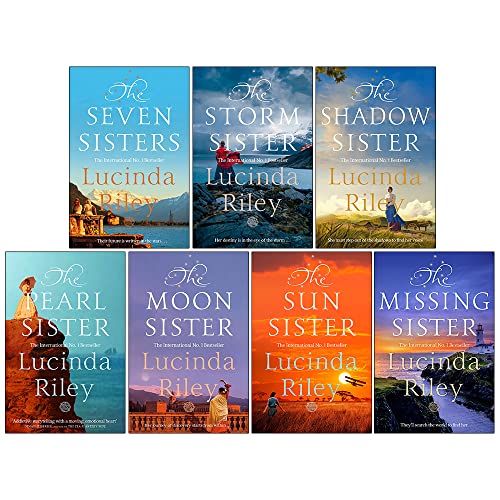 The Seven Sisters Series 7 Books Collection Set By Lucinda Riley (The Seven Sisters, The Storm Sister, The Shadow Sister, The Pearl Sister, The Moon Sister, The Sun Sister, The Missing Sister)