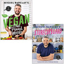 Vegan One Pound Meals & Storecupboard One Pound Meals By Miguel Barclay 2 Books Collection Set