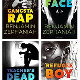 Benjamin Zephaniah Collection 4 Books Set (Gangsta Rap, Face, Teacher's Dead & Refugee Boy)