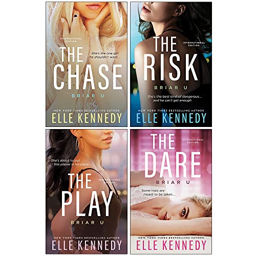 Elle Kennedy Briar U Series Collection 4 Books Set (The Chase, The Risk, The Play, The Dare)