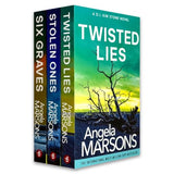 Detective Kim Stone Series 14-16 3 Books Collection Set By Angela Marsons (Twisted Lies, Stolen Ones and Six Graves)