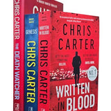 Robert Hunter Series Books 11-13 by Chris Carter- Written in Blood, Genesis & The Death Watcher– Thriller, Mystery, Crime, Suspense, Crime Fiction Set