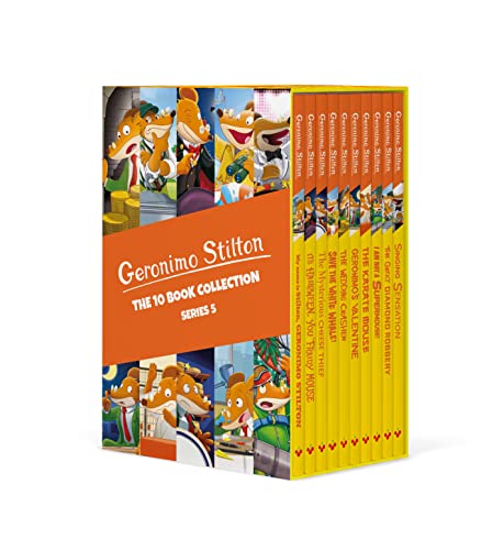 Geronimo Stilton 10 Books Collection Series 5, (My Name is Stilton, Geronimo Stilton)