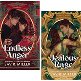 Monsters Within Series by Sav R. Miller 2 Books Sprayed Edges Collection Set (Endless Anger and Jealous Rage)
