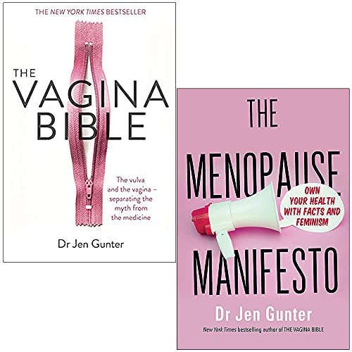 The Vagina Bible & The Menopause Manifesto By Jennifer Gunter 2 Books Collection Set