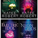 Katee Robert Dark Olympus Series 4 Books Set (Neon Gods, Electric Idol, Wicked Beauty, Radiant Sin)