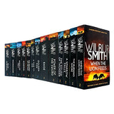 The Courtney Series 1-13 Books Collection Set By Wilbur Smith (When The Lion Feeds, The Sound Of Thunder, A Sparrow Falls, The Burning Shore,Power of the Sword, Rage,A Time to Die,Golden Fox & More)