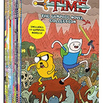 Photo of Adventure Time The Graphic Novel Collection Vol 1-10 on a White Background