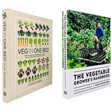 Huw Richards Collection – 2-Book Set (Veg in One Bed & The Vegetable Grower’s Handbook) | Gardening, Vegetable Growing, Planting Guide & Organic Tips